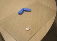 PÓŁKA SZKLANA 470X255
